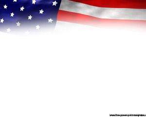 Modèle de drapeau des États-Unis PPT PowerPoint