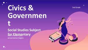مادة الدراسات الاجتماعية للمرحلة الابتدائية - الصف الثالث: التربية المدنية والحكومة