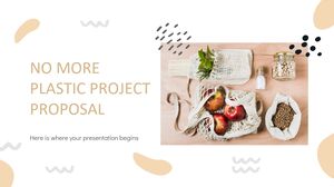 No More Plastic Project Proposal