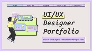UI/UXデザイナーのポートフォリオ