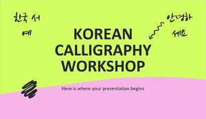 Workshop Kaligrafi Korea
