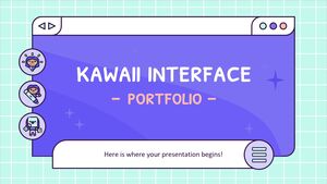 Kawaii-Schnittstellenportfolio