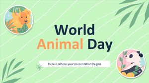 Journée mondiale des animaux