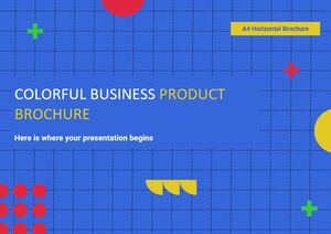 Colorful Business Product Brochure