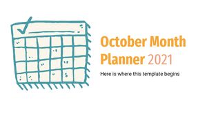 Ekim Ayı Planlayıcısı 2021 İnfografikleri