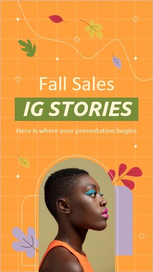秋季銷售 IG 故事