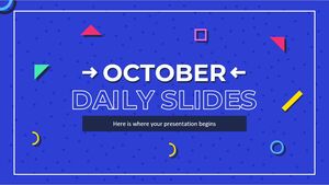 Diapositives quotidiennes d'octobre