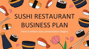 Plano de negócios de restaurante de sushi
