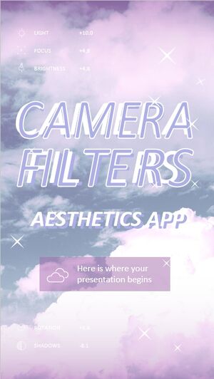 Aplicația de estetică a filtrelor camerei