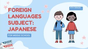 中學-六年級外語科目：日語