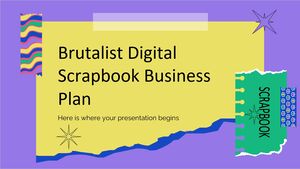 Plan de afaceri Brutalist Digital Scrapbook