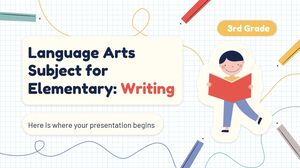 İlköğretim Dil Sanatları Konusu - 3. Sınıf: Yazma