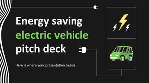 Питч-дек для энергосберегающих электромобилей