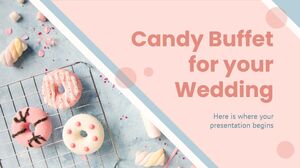 Buffet de dulces para tu boda