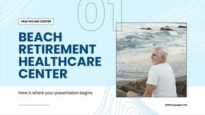 Centro sanitario per pensionati sulla spiaggia