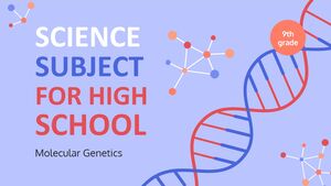 Matière scientifique pour le lycée - 9e année : Génétique moléculaire
