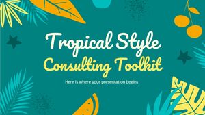 Beratungs-Toolkit für den tropischen Stil