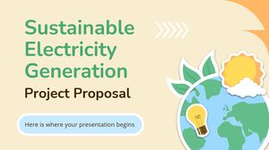 مقترح مشروع توليد الكهرباء المستدام
