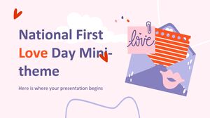 Minithema zum Nationalen Tag der Ersten Liebe