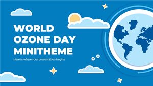 Minitema do Dia Mundial do Ozônio