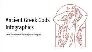 Infographie des dieux grecs antiques