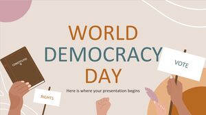 Dia Mundial da Democracia