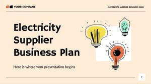 Plan de afaceri furnizor de energie electrică