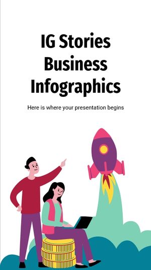 Infografiki biznesowe IG Stories