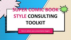 Kit de ferramentas de consultoria de estilo de super quadrinhos