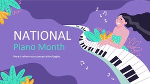 شهر البيانو الوطني