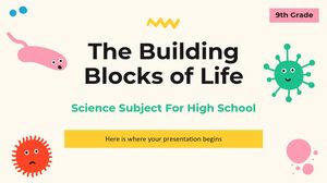 Matière scientifique pour le lycée - 9e année : Les éléments constitutifs de la vie