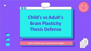 Plasticidad cerebral del niño versus la del adulto - Defensa de tesis