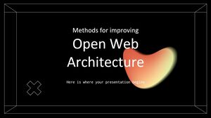Metodi per migliorare l'architettura Web aperta