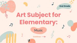 Materia artistica per la scuola elementare - 2a elementare: musica