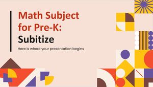 Математический предмет для Pre-K: Subitize
