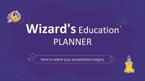 Planificatorul educațional al vrăjitorului
