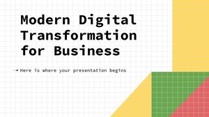 Moderne digitale Transformation für Unternehmen