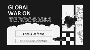 Verteidigung der Dissertation „Globaler Krieg gegen den Terrorismus“.