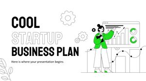 Plan d'affaires cool pour une startup