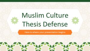 Apărarea tezei de cultură musulmană