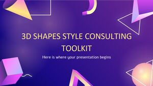 3D 모양 스타일 컨설팅 툴킷