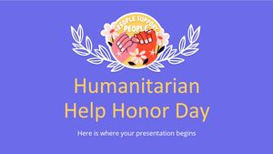 Journée d'honneur de l'aide humanitaire