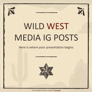 Publicaciones de IG en las redes sociales del Salvaje Oeste