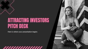 Atragerea investitorilor Pitch Deck