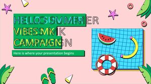 Hello Summer Vibes MK 캠페인