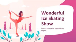 Spectacol minunat de patinaj pe gheață