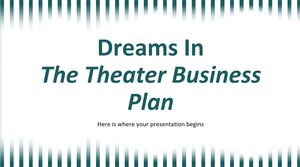 Les rêves dans le plan d’affaires du théâtre