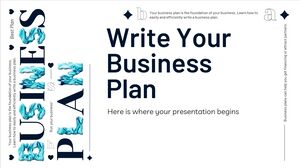 寫下你的商業計劃