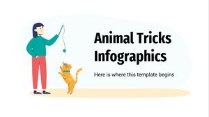 Infografía de trucos con animales