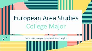 Especialidad universitaria de estudios del área europea